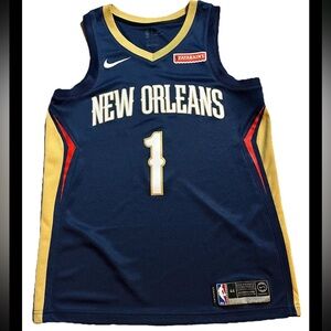 Zion Williamson New Orleans Pelicans Nike Zatarain’s Swingman Jersey